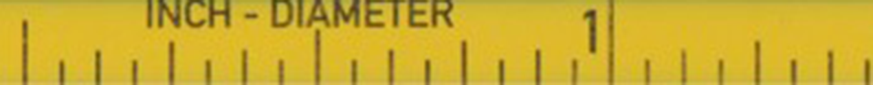 Diameter in 32nds of inch